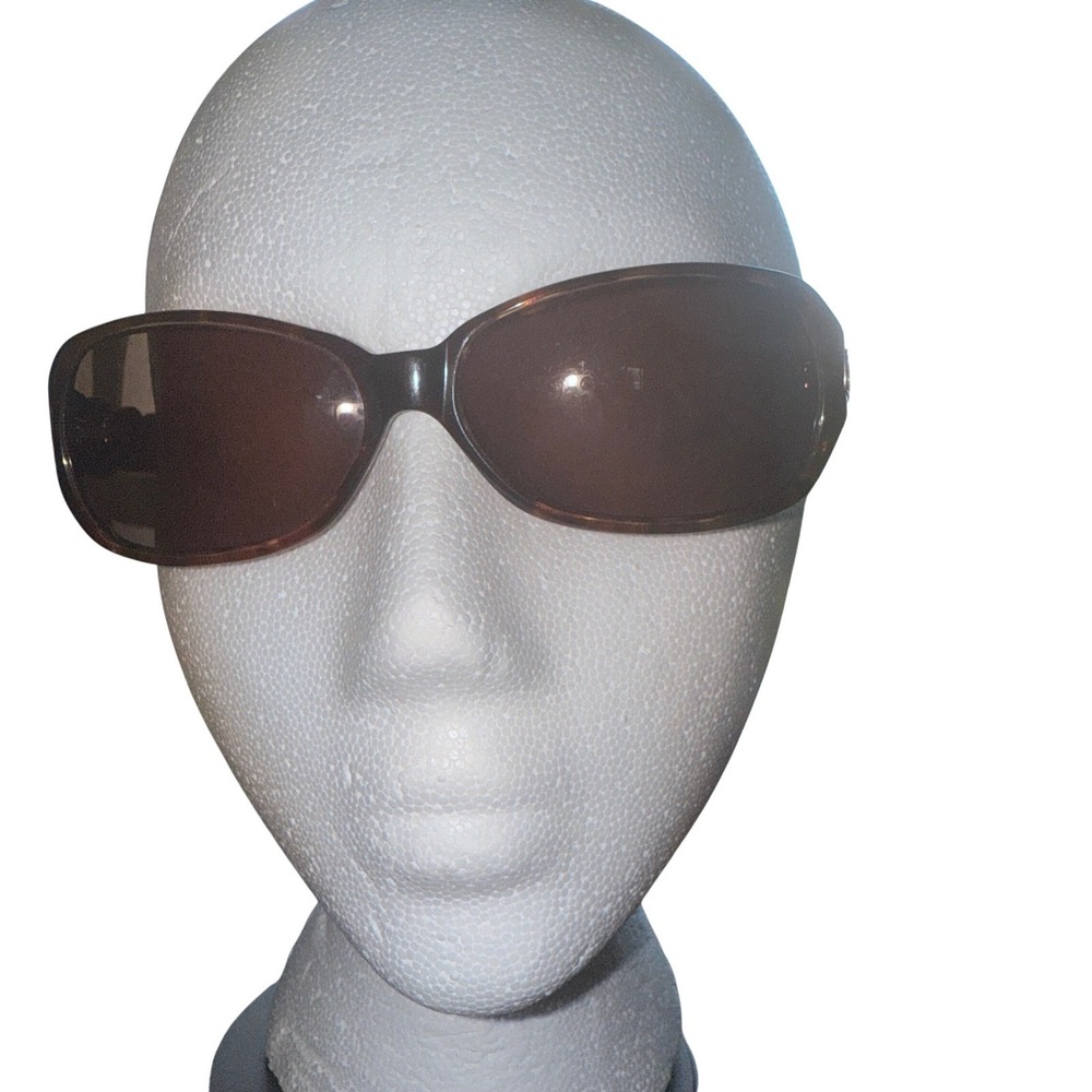 Brighton Central Park Tortoise Sunglasses Ornate Metal Link Temples A11267 Brown